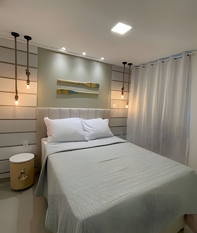 Apartamento térreo com piscina