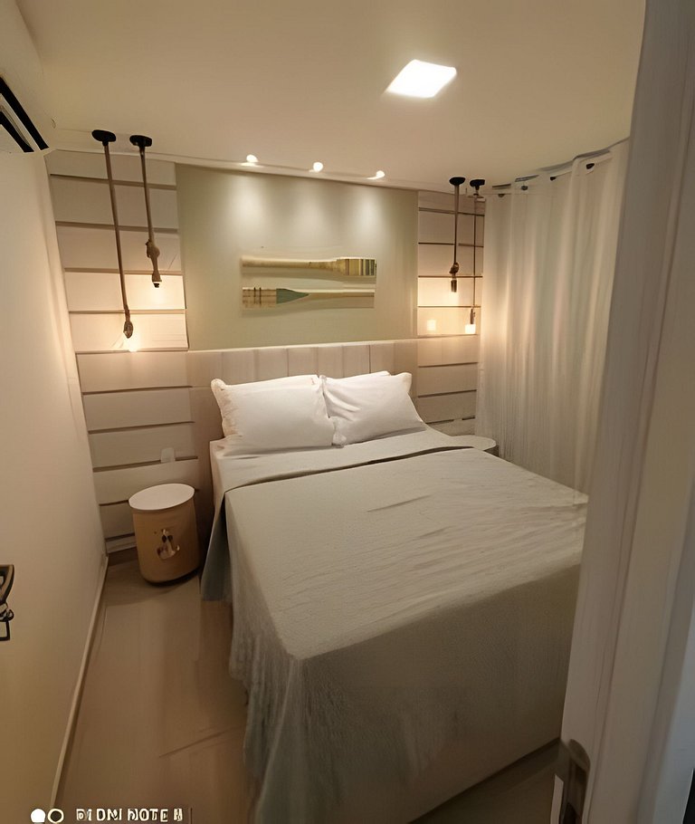 Apartamento térreo com piscina