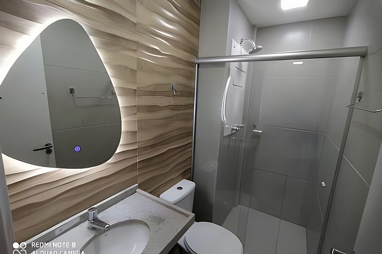 Apartamento térreo com piscina